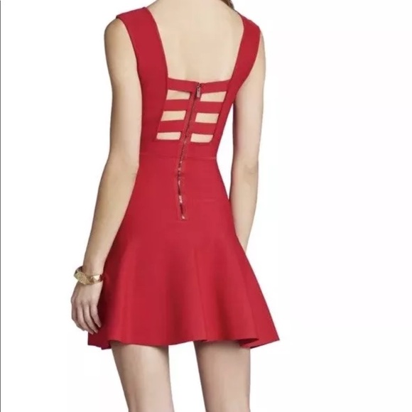 BCBG MaxMara Small Bandage Fit and Flare Dress - Picture 1 of 10